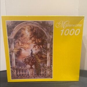 Masterworks 1000 Piece Peacock jigsaw Puzzle